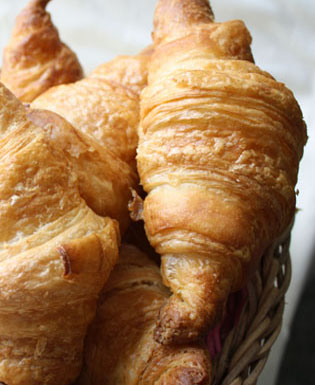 Croissants closeup