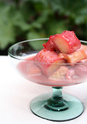 Rhubarb parfait