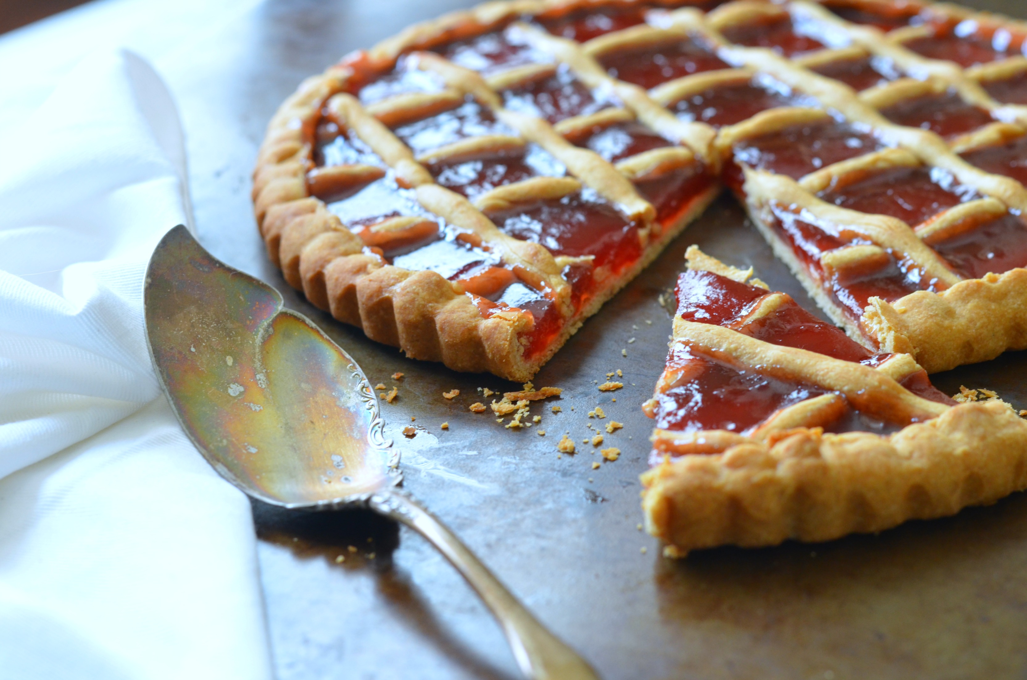 Strawberry Jam Crostata - Me Cooking Creations